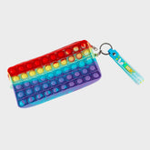 Pastel Red/Yellow/Blue/Purple Bubble-Pop Pencil Case image 1